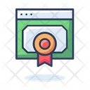 Online Certificate Icon
