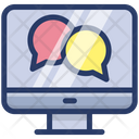Online Chat Communication Conversation Icon