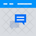 Online Chat Online Conversation Chatting Icon