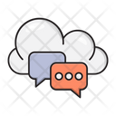Chat Conversation Cloud Icon