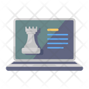 Online Chess Online Strategy Online Rook Icon