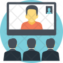 Online Conference Video Icon