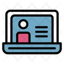 Online Consulting Communication Speaking Icon