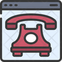 Contact Phone Website Icon