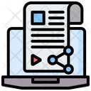 Online Content Creation Icon