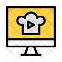Online Cooking Chef Courses Icon