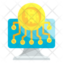 Online Cryptocurrency Icon