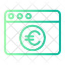 Online Currency Online Euro Euro Bill Icon