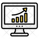 Online Data Data Analytics Growth Chart Icon