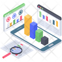 Online Data Analysis Report Analysis Business Chart Analysis Icon