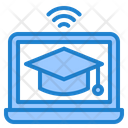 Online Degree Online Graduate Online Learning Icon