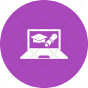 Online Degree E Learning Icon