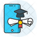 Online Degree Education Online Certificate Icon