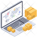 Online Delivery Tracking Icon