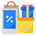 Discount Mobile Shopping Icon