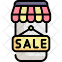 Online Shopping Commerce And Shopping Voucher Icon