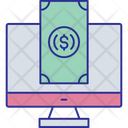 Online Pay Conversion Money Icon