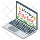 Online Easter Greetings Icon