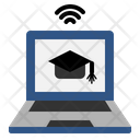 Online Education Laptop Education Icon