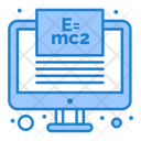 Online Einstein Formula Emc 2 Science Formula Icon