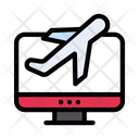 Online Flight Tour Icon