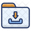 Online Folder Download Data Directory Data Storage Icon