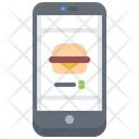 Phone Burger Shop Icon