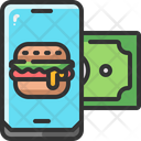 Online Food Payment Icon