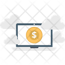 Online Funding Cloud Banking Investment Icon