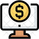 Donation Online Payment Money Icon