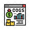 Online Goods Cost Icon