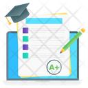 Online Grade Icon