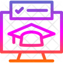 Online graduation  Icon