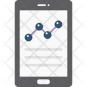 Online Graph Infographic Mobile Graph Icon
