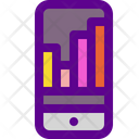 Mobile Increase Banking Icon