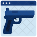 Online Gun Icon