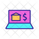 Online Home Money Icon