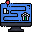 Online Home Route Icon