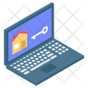 Online Home Security Icon