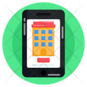 Online Hotel Booking Icon