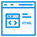 Online Html Coding Icon