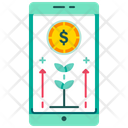 Online Investment Finance Cash Icon