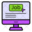 Online Job Job Search Job Opportunity Icon