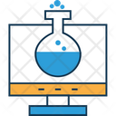 Online Lab Experiment Lab Online Analytics Icon