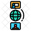 Online Learning Internet Network Icon