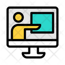 Online Lecture Online Teaching Online Class Icon