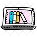 Digital Library Online Library Online Book Reading Icon