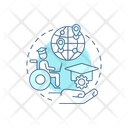 Online LMS access from anywhere  Icon