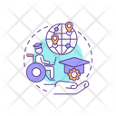 Online LMS access from anywhere  Icon