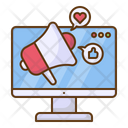 Online Marketing Promotion Love Icon